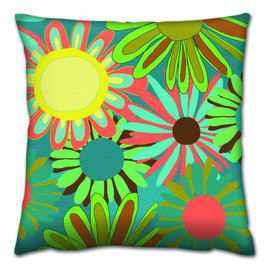 Aberto Design Cojín Multicolor 43 x 43 cm